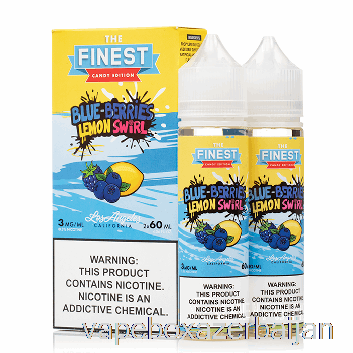 Vape Smoke Blueberry Lemon Swirl - Finest Sweet & Sour - 100mL 3mg